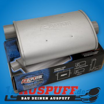 Auspufftopf FLOWTECH RAPTOR TURBO 2 1/2 Zoll
