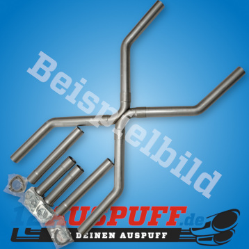 WhiteBox by Holley X-Pipe Bausatz 3 Zoll